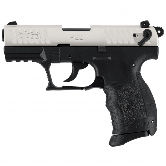 Walther P22Q - Nickel-Finish Nickel-Finish | Polymer-Griffstück |