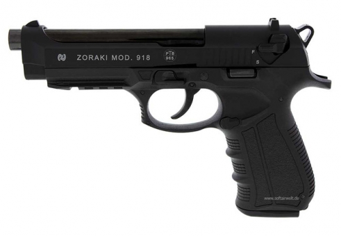 Zoraki Mod 918, brüniert brüniert | Polymer-Griffstück |
