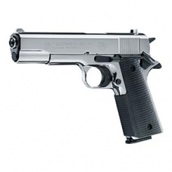 COLT Government 1911 A1 hochglanz-verchromt | Kunststoffgriffschalen |